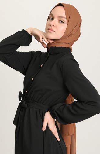 Robe Hijab Noir 5024-01