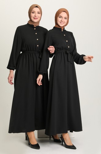 Robe Hijab Noir 5024-01