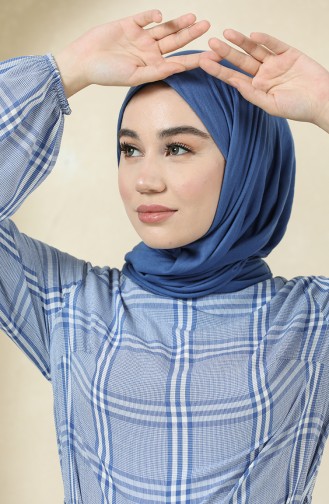 Blau Hijab Kleider 1058-01