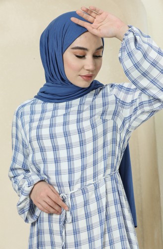 Blue Hijab Dress 1059-01