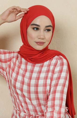 Red Hijab Dress 1059-02