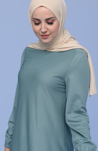 Green Almond Hijab Dress 1907-03