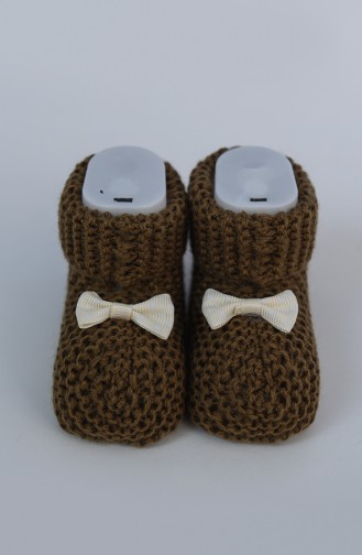 Triko Bebek Patik 6003-05 Kahverengi