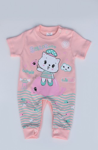 Pink Baby Overall 5000-01