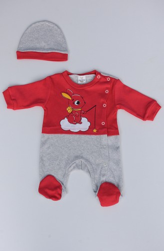 Coral Baby Overall 5002-02