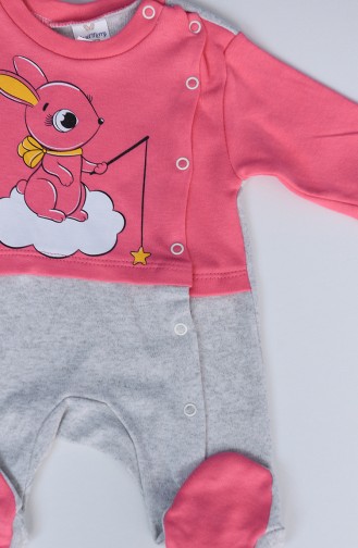 Pink Baby Overall 5002-04