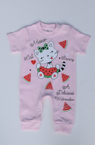 Pink Baby Overall 5005-01