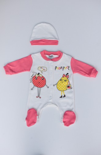 Pink Baby Overall 5008-01
