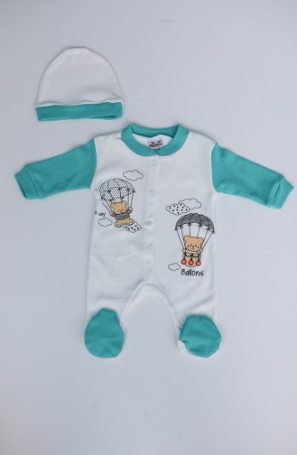 Green Baby Overall 5017-01
