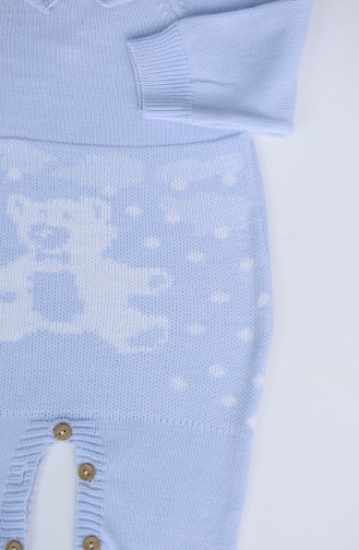 Baby Blue Baby Overalls 7005-01