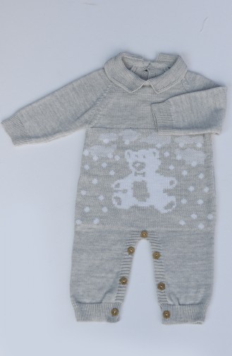 Combinaison Bébé Gris 7005-02