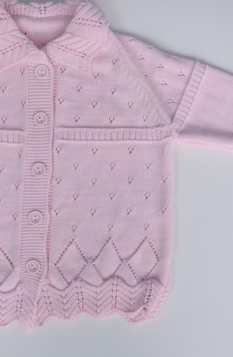 Gilet Bébé et Enfant Rose 7000-02