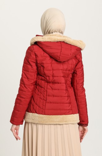 Claret Red Winter Coat 0141-03