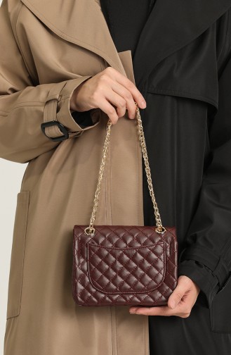Claret red Shoulder Bag 5002-17