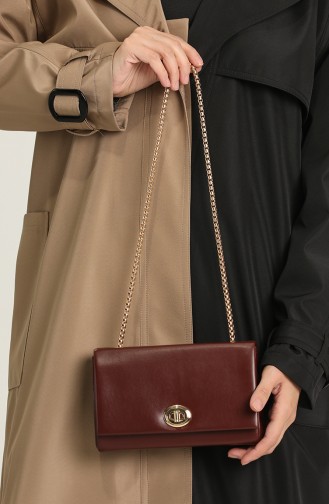 Claret red Shoulder Bag 5002-17