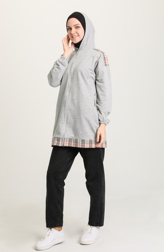 Grau Pulli 7366-04