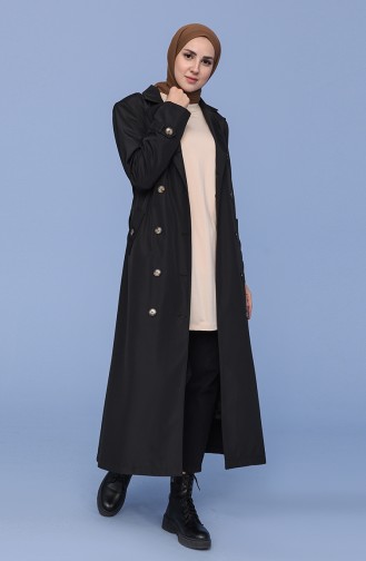 Black Trench Coats Models 1001-01