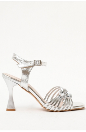 Silver Gray High Heels 026-03