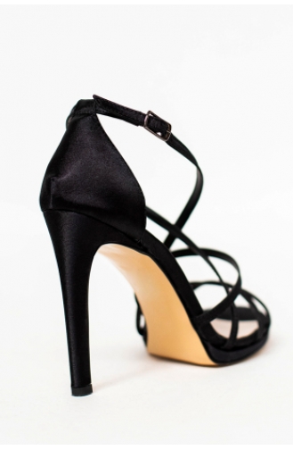 Black High-Heel Shoes 464-01