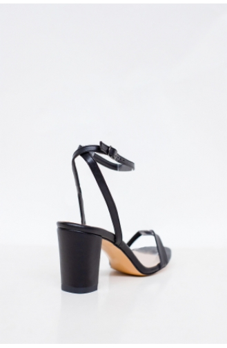 Black High-Heel Shoes 462-02
