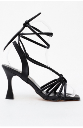 Black High-Heel Shoes 029-01