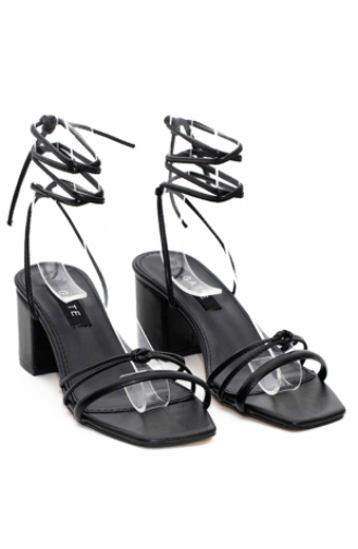 Black Summer Sandals 433-02