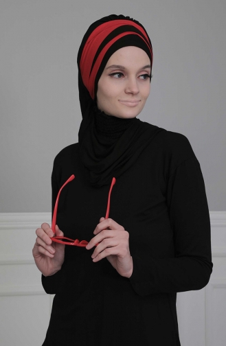 Red Ready to wear Turban 80PN-05