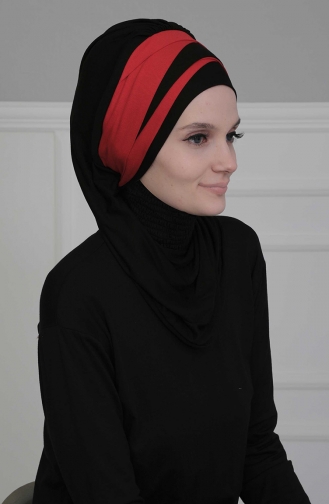 Red Ready to wear Turban 80PN-05