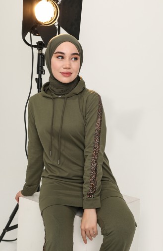 Khaki Jogginganzüge 2060-05