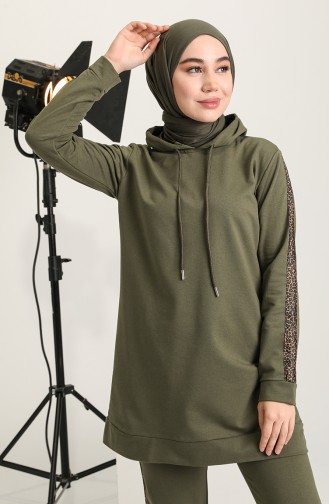 Khaki Jogginganzüge 2060-05