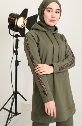 Khaki Jogginganzüge 2060-05
