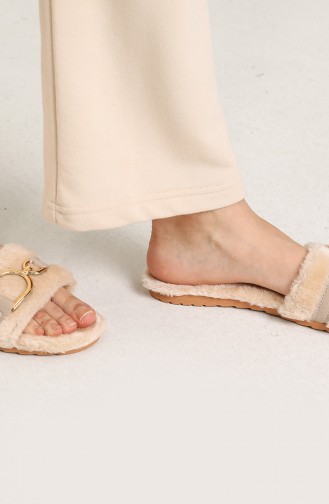 Cream Woman home slippers 36-02