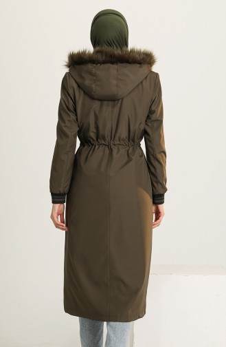 Khaki Winter Coat 1003-04