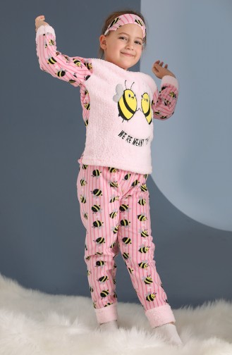 ملابس نوم للأطفال وردي 4581-01