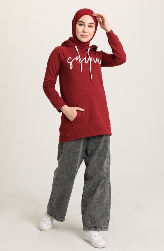قميص رياضي أحمر كلاريت 50113-03