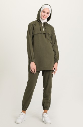 Khaki Tracksuit 1019-04