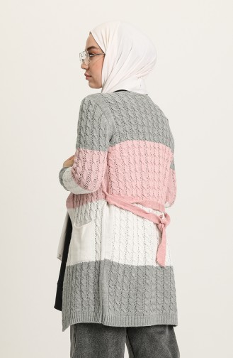 Grau Strickjacke 055524A-07