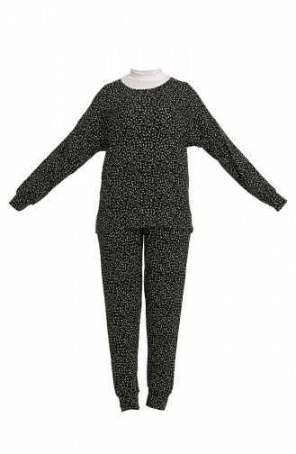 Schwarz Pyjama 3417-01