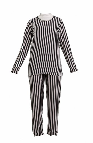 Schwarz Pyjama 2559.Siyah