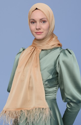Janjan Tüylü Şal 10001-03 Gold