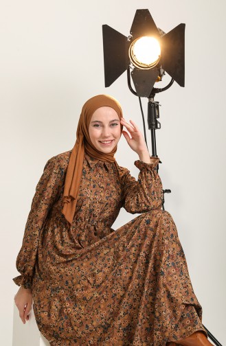 Nerz Hijab Kleider 22K8515-05