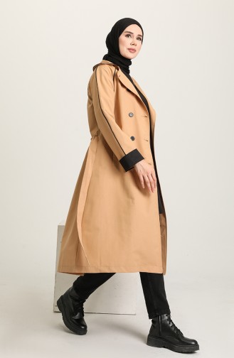 Camel Trench Coats Models 7418-03