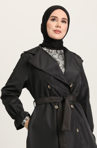 Black Trench Coats Models 10067-03