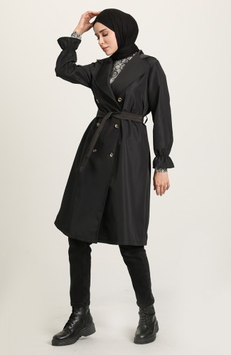 Black Trench Coats Models 10067-03