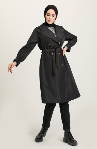 Black Trench Coats Models 10067-03