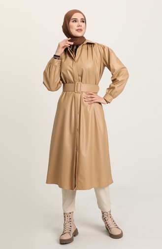 Camel Trench Coats Models 10345-04