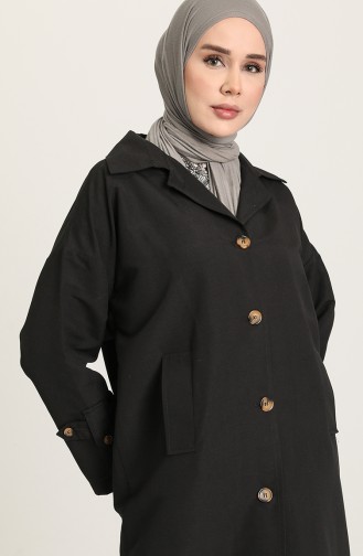 Black Trench Coats Models 10456-01
