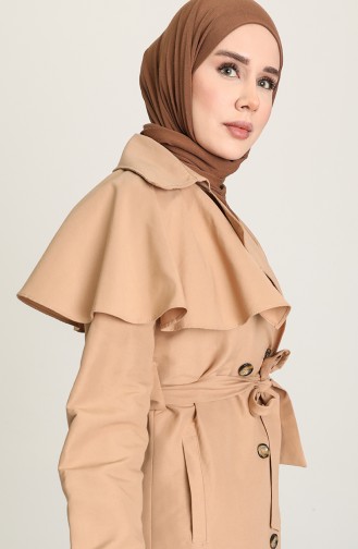 Camel Trench Coats Models 10553-01