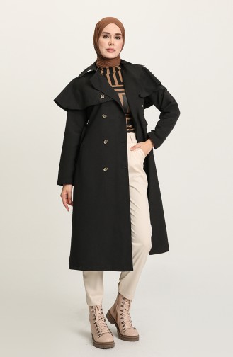 Schwarz Trench Coats Models 10553-02