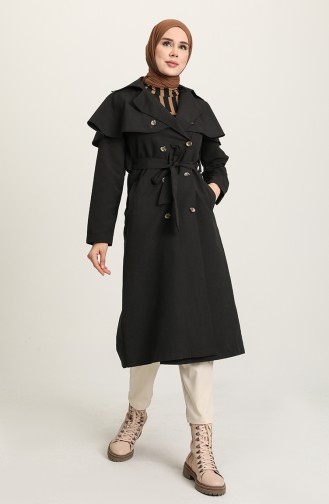 Schwarz Trench Coats Models 10553-02